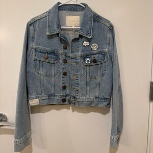 maje denim jacket